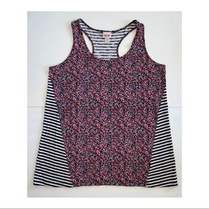 Striped & Floral Tank Top